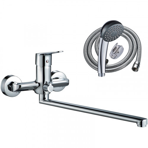 Смеситель для ванны WesnaArt Nova NOV03-320 универсальный Хром латунь на стену