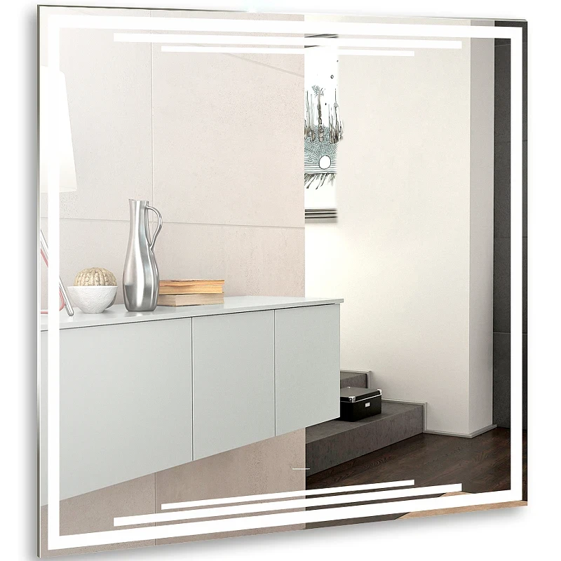Зеркало Silver Mirrors Атриум 77 LED-00002640 с подсветкой с бесконтактным выключателем и диммером стекло