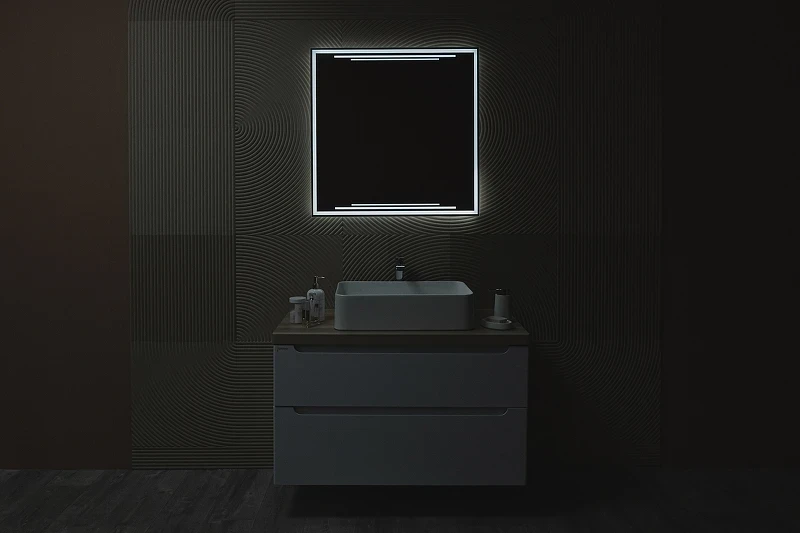 Зеркало Silver Mirrors Атриум 77 LED-00002640 с подсветкой с бесконтактным выключателем и диммером стекло