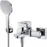 Смеситель для ванны WasserKRAFT Salm 2701 Хром латунь на стену