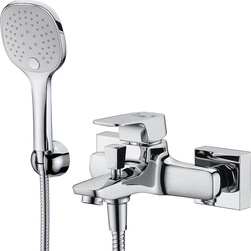 Смеситель для ванны WasserKRAFT Salm 2701 Хром латунь на стену
