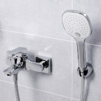Смеситель для ванны WasserKRAFT Salm 2701 Хром латунь на стену