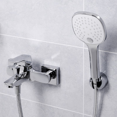 Смеситель для ванны WasserKRAFT Salm 2701 Хром латунь на стену