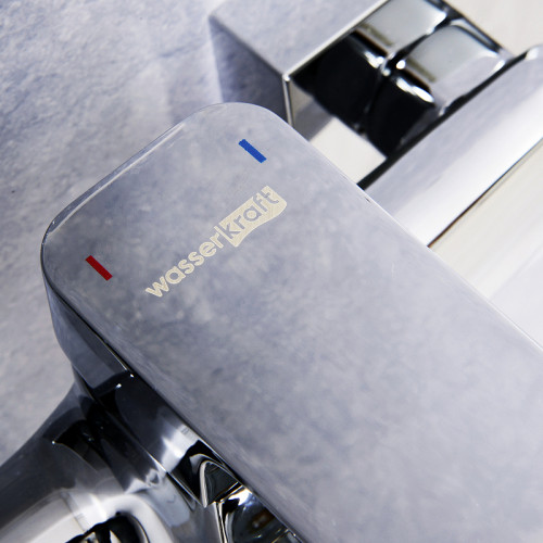 Смеситель для ванны WasserKRAFT Salm 2701 Хром латунь на стену