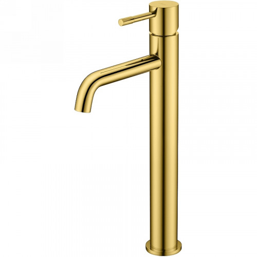 Смеситель для раковины Boheme Uno 462-G Золото латунь