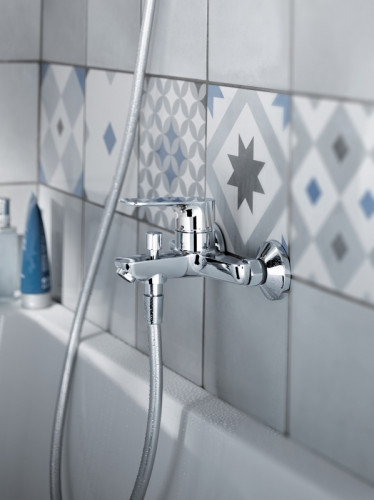 Смеситель для ванны Jacob Delafon Oscar E29844-CP Хром латунь на стену