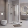 Душевой уголок Niagara Nova 100х100 NG-3627-34 профиль Хром стекло шиншилла