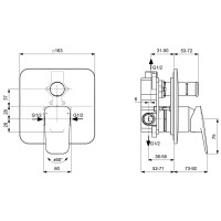 Смеситель для душа Ideal Standard Ceraplan BD259XG