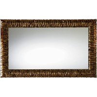 Зеркало Cezares Cavalli 120 CAVALLI 1200x30x750 Noce Foglia oro массив дерева, стекло