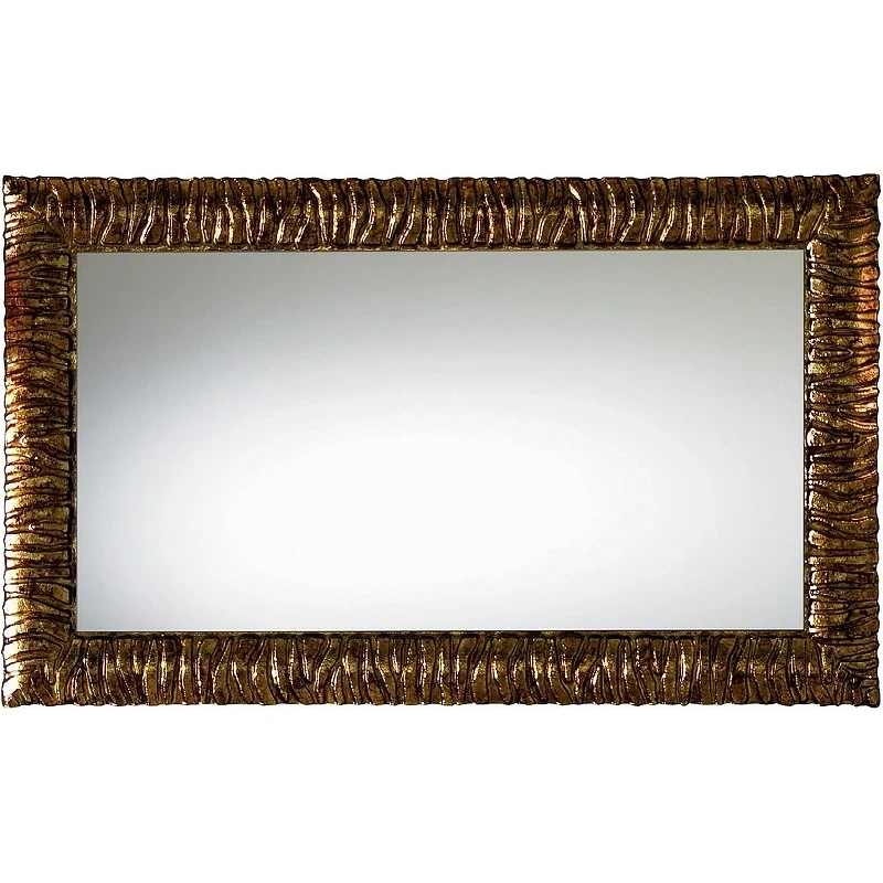 Зеркало Cezares Cavalli 120 CAVALLI 1200x30x750 Noce Foglia oro массив дерева, стекло