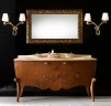 Зеркало Cezares Cavalli 120 CAVALLI 1200x30x750 Noce Foglia oro массив дерева, стекло