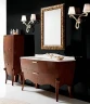 Зеркало Cezares Cavalli 120 CAVALLI 1200x30x750 Noce Foglia oro массив дерева, стекло