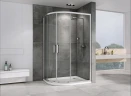 Душевой уголок Abber Schwarzer Diamant 120x90 AG01129 профиль Хром стекло прозрачное
