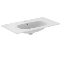 Мебельная раковина Ideal Standard Tesi 82 T3509V1 цвет Silk White / Белый матовый