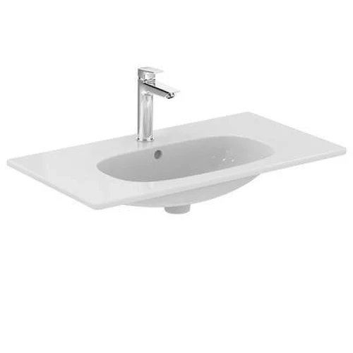 Мебельная раковина Ideal Standard Tesi 82 T3509V1 цвет Silk White / Белый матовый