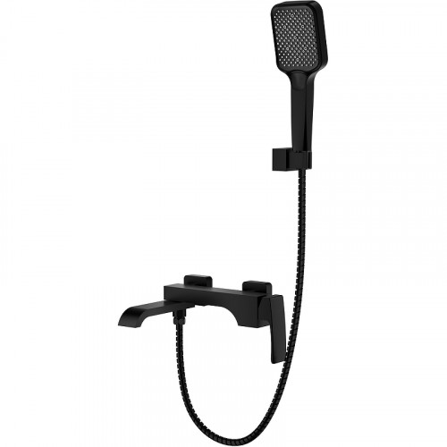 Смеситель для ванны Raglo R02.30.06 Черный матовый латунь на стену