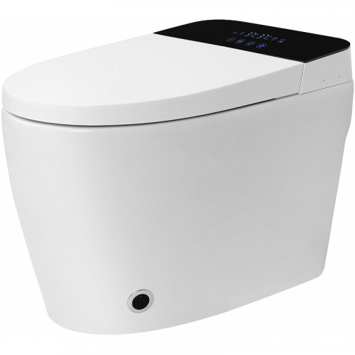 Унитаз биде Abber Bequem AC1116S приставной с сиденьем Микролифт фарфор приставной