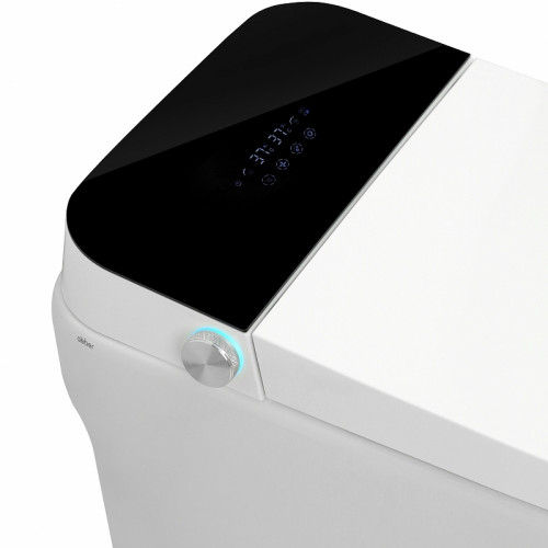 Унитаз биде Abber Bequem AC1116S приставной с сиденьем Микролифт фарфор приставной