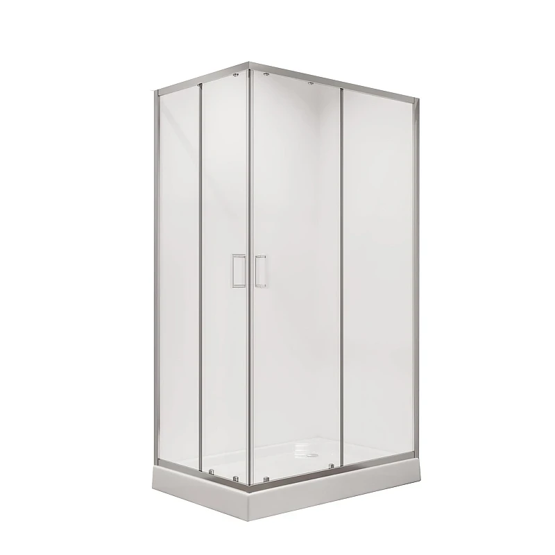 Душевой уголок Niagara Nova 120х80 NG-6610-08 661008111 профиль цвет Хром стекло прозрачное