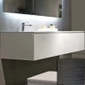 Тумба с раковиной SanVit Флай 90 kfly2090 с фактурой под дерево подвесная Венге МДФ / ЛДСП