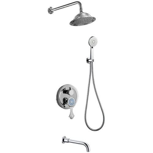 Душевая система Bronze de Luxe Yasmina NT800/B02 Хром латунь встраиваемый