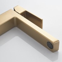 Смеситель для раковины Rose R18G R1811G-1 Золото матовое латунь