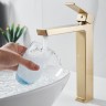 Смеситель для раковины Rose R18G R1811G-1 Золото матовое латунь
