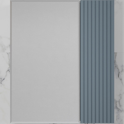 Зеркальный шкаф Style Line Стокгольм 60 ЛС-00002319 Графит софт МДФ / ЛДСП, стекло