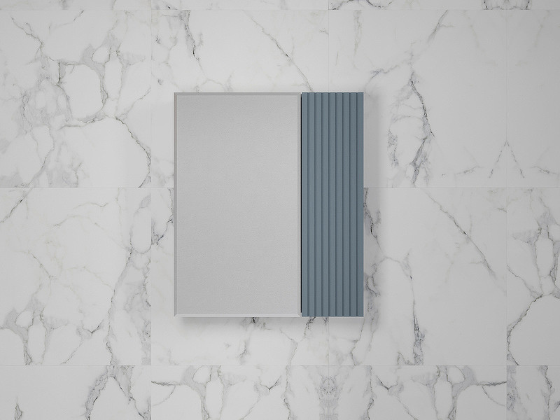 Зеркальный шкаф Style Line Стокгольм 60 ЛС-00002319 Графит софт МДФ / ЛДСП, стекло