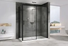 Душевой уголок Abber Komfort 170x100 AG93170B-S102B профиль Черный стекло прозрачное