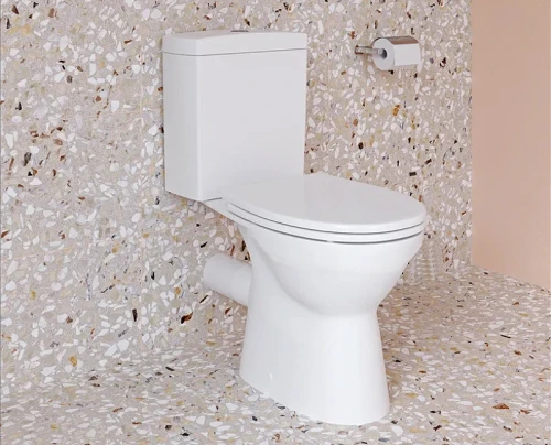 Унитаз компакт Vitra S10 Open-Back 9822B003-7204 с бачком и сиденьем Микролифт фарфор напольный