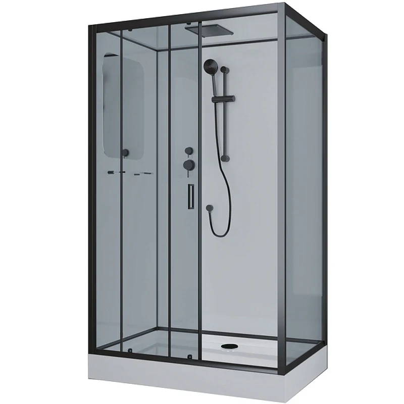 Душевая кабина Niagara Premium 120x80 NG-6912-01QL Black без гидромассажа