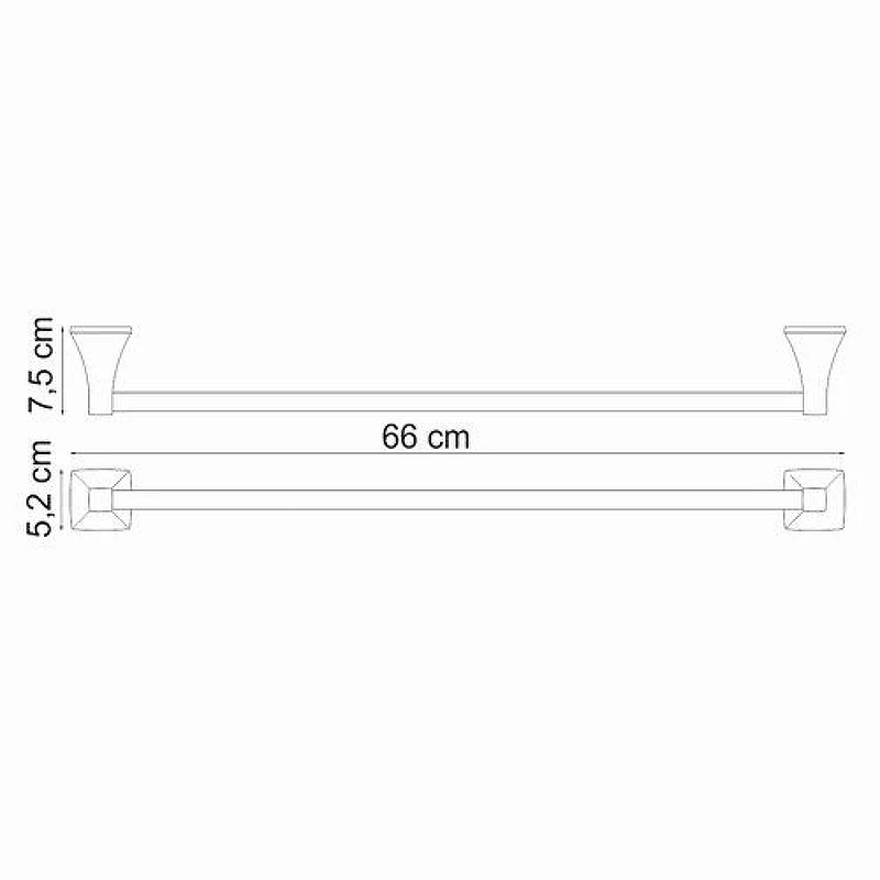 Полотенцедержатель WasserKRAFT Wern K-2530 Хром