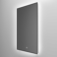 Зеркало Vincea 60 VLM-3VN600B-2 с подсветкой Черное с сенсорным выключателем с подогревом и диммером стекло