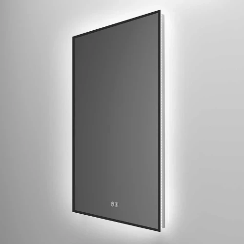 Зеркало Vincea 60 VLM-3VN600B-2 с подсветкой Черное с сенсорным выключателем с подогревом и диммером стекло