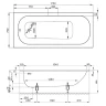 Стальная ванна Bette Form 175x75 2949-000 AD PLUS AR с шумоизоляцией, антискользящим и антигрязевым покрытием