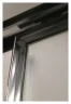 Душевая дверь Cezares Elena 140 L ELENA-W-B-13-40+60/40-P-Cr-L профиль Хром стекло рифленое