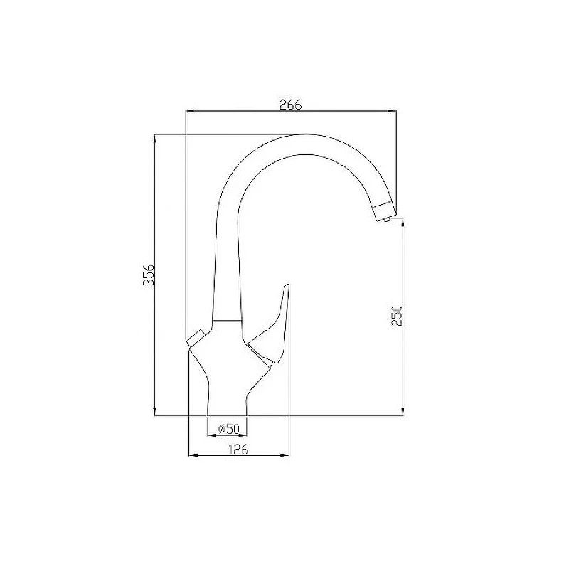 Смеситель для кухни ZorG Steel Hammer SH815SATIN Сатин
