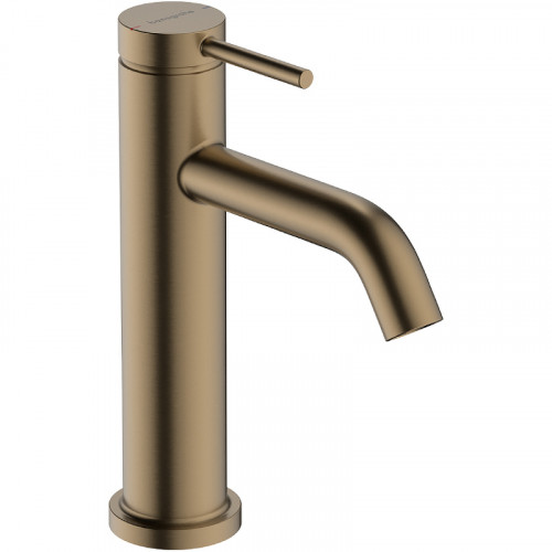 Смеситель для раковины Hansgrohe Tecturis S 73310140 Шлифованная бронза латунь