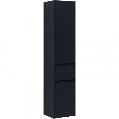 Шкаф пенал Aquanet Бруклин 35 310138 подвесной Антрацит матовый МДФ / ЛДСП