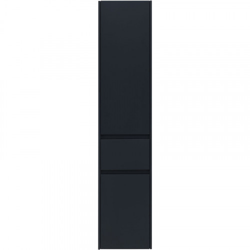 Шкаф пенал Aquanet Бруклин 35 310138 подвесной Антрацит матовый МДФ / ЛДСП