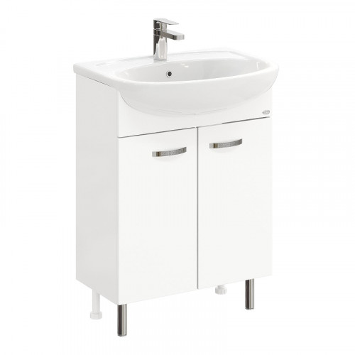 Тумба под раковину Onika Коралл 60 106149 цвет Белый