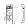 Инсталляция для унитаза Toto Washlet WH182ET без клавиши смыва