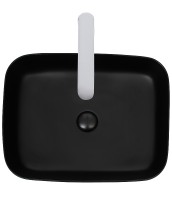 Раковина-чаша WeltWasser Elbach 2195 MB 50 10000004538 Черная матовая фаянс накладная