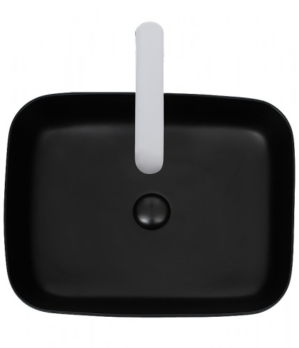 Раковина-чаша WeltWasser Elbach 2195 MB 50 10000004538 Черная матовая фаянс накладная