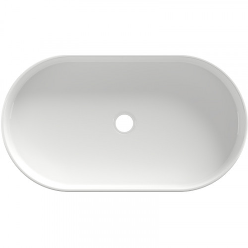 Раковина-чаша Aqueduto Espiral 60 ESP0210 Белая глянцевая фарфор накладная