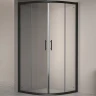 Душевой уголок RGW Passage PA-51B 100x100 02085100-14 профиль Черный стекло прозрачное