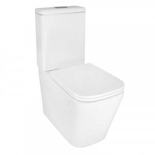 Унитаз компакт Azario Savia AZ-8303D-s цвет Белый с бачком и сиденьем Микролифт
