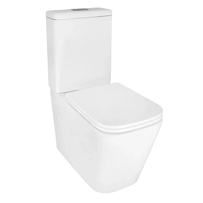 Унитаз компакт Azario Savia AZ-8303D-s цвет Белый с бачком и сиденьем Микролифт
