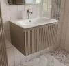 Тумба с раковиной Terminus Сицилия 60 SIC10601200501O подвесная цвет Капучино